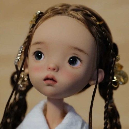 1/6 BJD Doll Eyes Resin Nude Body Face Make Up Female Girl Flexible Jointed Gift