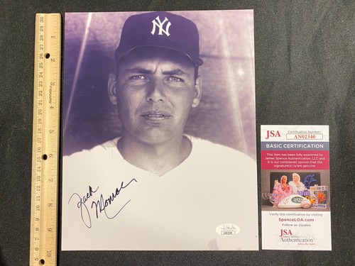 Zach Monroe Autographed New York Yankees Hand Signed 8x10 photo JSA COA 122623