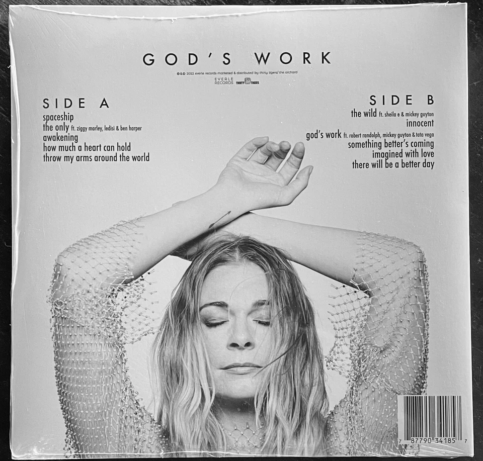 LeAnn Rimes – God's Work - EverLe Records – RIMES003LP - 2022 - Sealed Foto 2 de 3