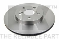 NK 204562 2X Bremsscheiben 2 StüCk Scheibenbremse Brake Discs Vorderachse Vorne