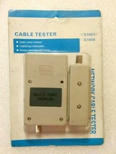 Network Cable Tester S1007 - Still in Original Packaging, with Instruction Card