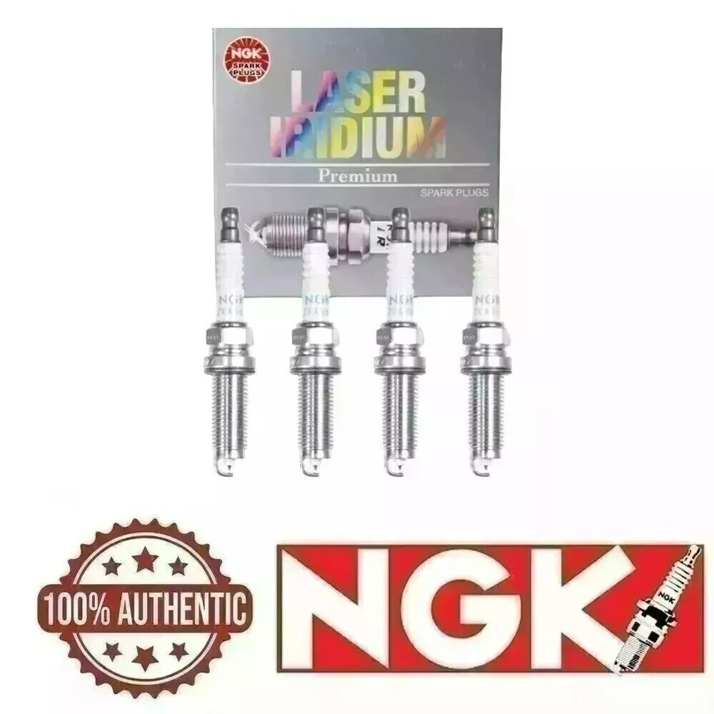 Set of 4 NGK 1402 Spark Plugs - Laser Iridium SILKR8AS