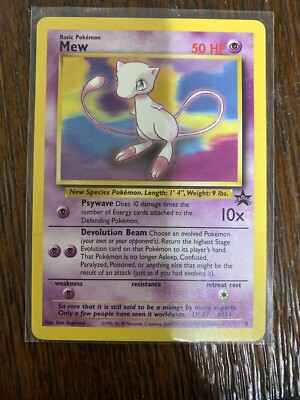 rare promo mew 1995 pokemon card | eBay