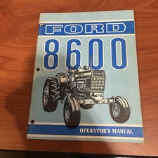 Ford New Holland 8600 Tractor Operator’s Manual