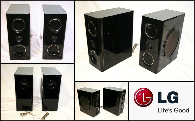 LG FBS163V 3-way 4ω 160w Bookshelf 