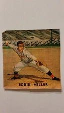 Eddie Miller Reds 1943 New York Times Sunday Colorfoto RARE!
