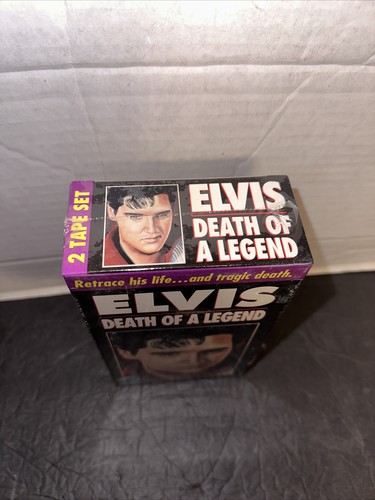 *ULTRA RARE* Elvis - Death Of A Legend | VHS | 1997 | 2-Tape Set | New/Sealed - Picture 2 of 7