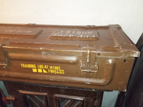 Army Amunition Box, Military Box Ammo Carrier Metal Large 85cm - Picture 12 of 12