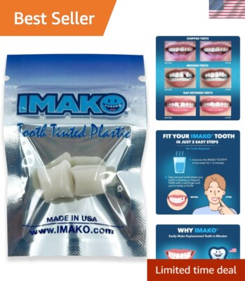 Natural Color Temporary Tooth Tinted Plastic - Quick Smile Restoration