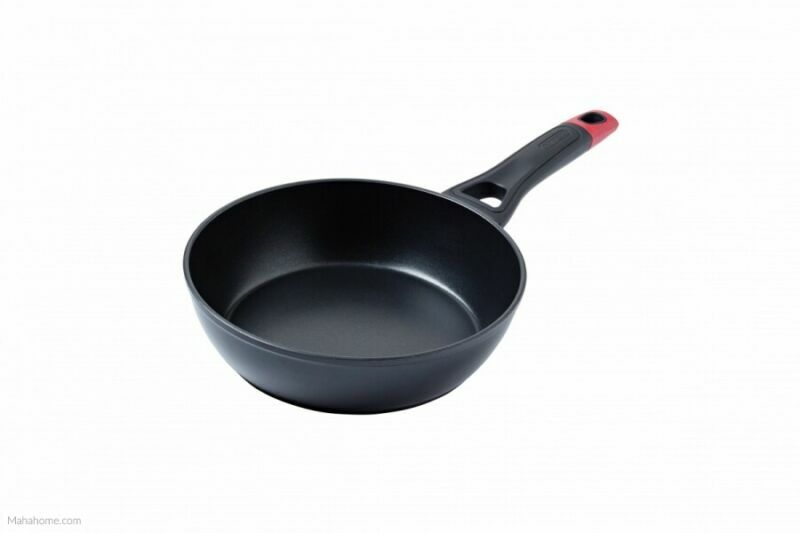 Pyrex Optima Deep Frying Pan Non Stick Coating with Handle 24cm