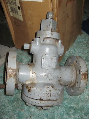 Rockwell Steel Plug Valve Hypreseal Nordstrom A6A 600 *FREE