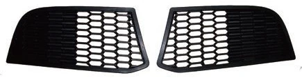 Fog Light Grille Covers for BMW 5 Series F10 F11 11-14 M Sport Package w/o Hole