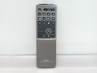 Sharp Rear Projection Tv Remote Sharp Remote Control RRMCG2023YAZZ for QA-1800 Computer Projection ...