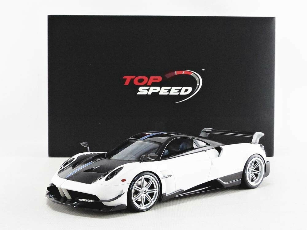 NEW TopSpeed 1/18 Pagani Huayra BC Matte White Geneva Motor