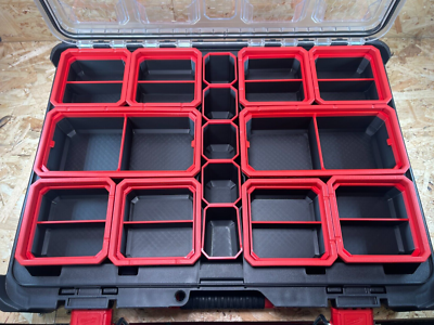 PACKOUT CESTINI COMPATTI MILWAUKEE MILWAUKEE ORGANIZZATORE Professionale Edilizia