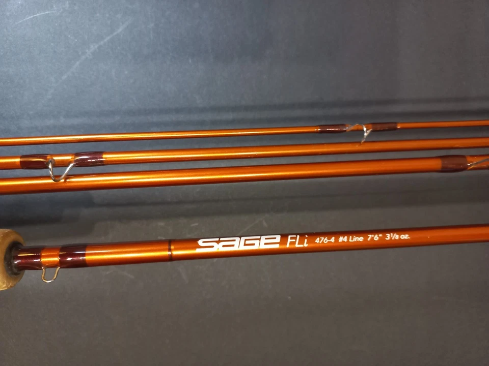 Sage Fli 3 &4 WT Length from 7'6" to 9'0"  4-Piece Fly Rods protective rod case - Image 4 of 4