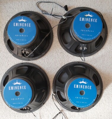 4x 12'' Eminence ME12-20016 PA Monitor Gitarre 200 Watt 16 Ohm Mid-Bass Tieftöner
