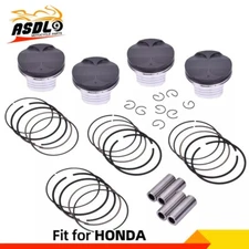 4 Sets STD 75mm Piston Rings Pin Clips Kit for Honda CBR1000RR Fireblade 04-07