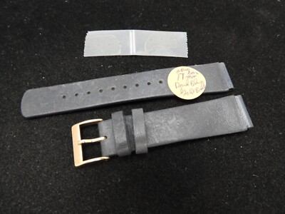 New 17 mm Skagen Dark Blue leather band