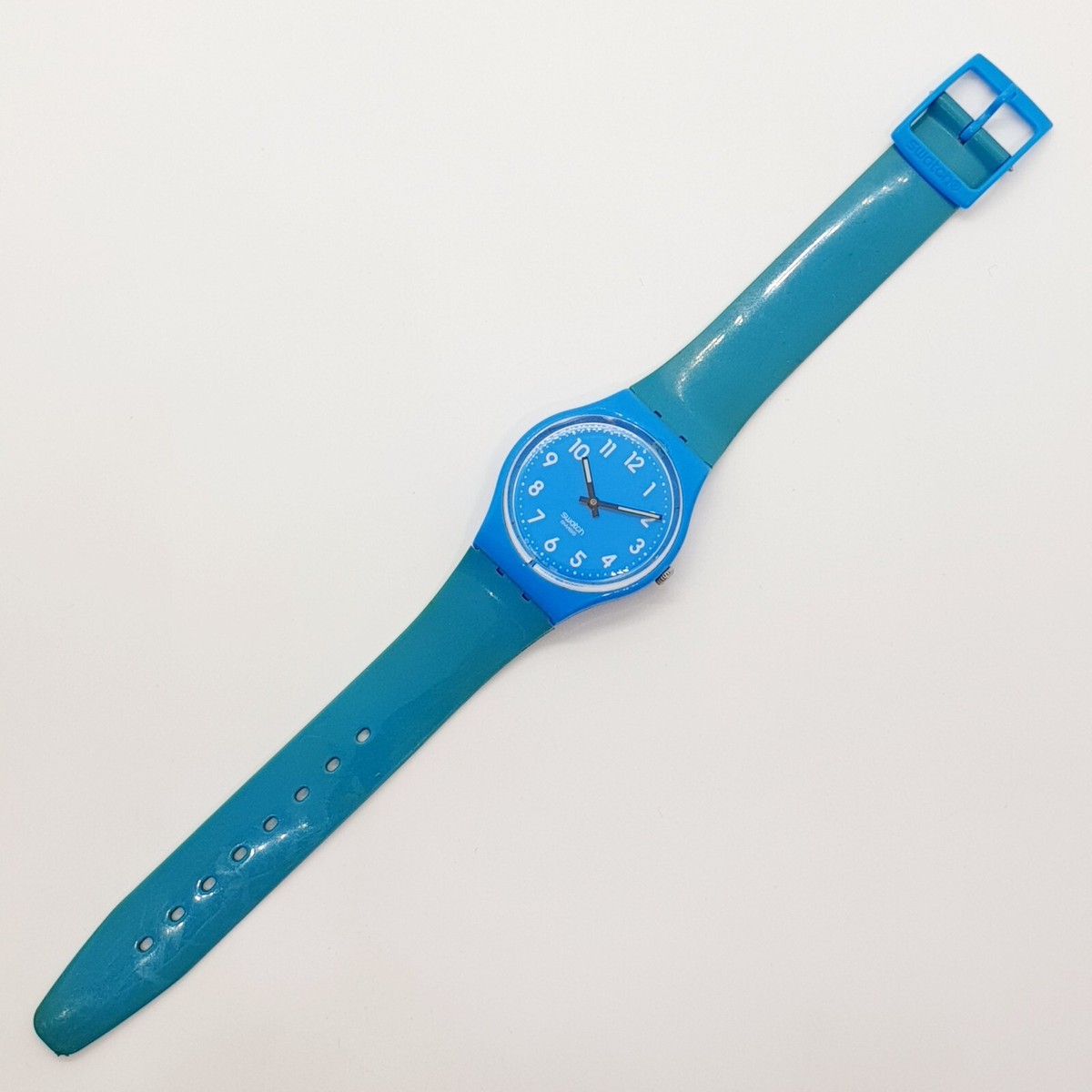 2009 Blue Swiss Swatch Watch for Men and Women, Cool Full  display picture 2