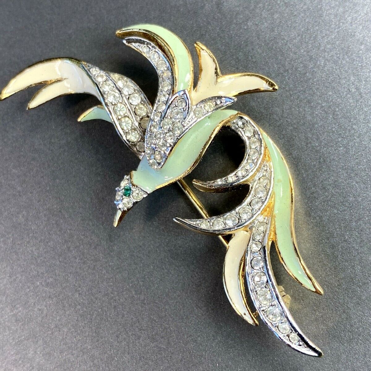 A&S Attwood Sawyer Bird Vintage Brooch Estate Jewelry Pre A&S Attwood Sawyer Bird Vintage Brooch Estate Jewelry Pre