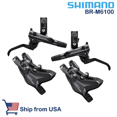 SHIMANO DEORE BR-BL-M6100 Bike MTB Hydraulic Disc Brake Set F&R J05A