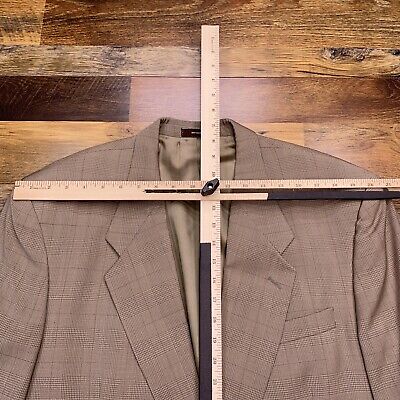 Vintage Givenchy Suit Jacket Mens 44R Tan Plaid USA | eBay Vintage Givenchy Suit Jacket Mens 44R Tan Plaid USA | eBay