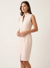 Tommy Hilfiger Women’s Size 10 Pink Sleeveless Scuba Sheath Dress