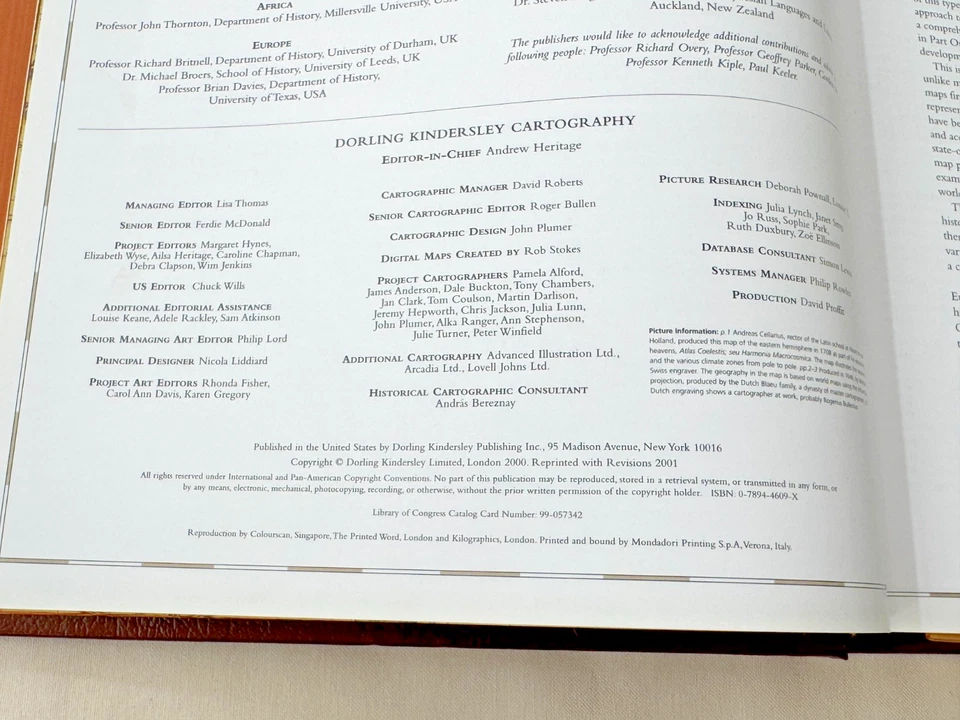 Easton Press ATLAS OF WORLD HISTORY Oversized Leather Collector's Edition MINT - Image 4 of 4