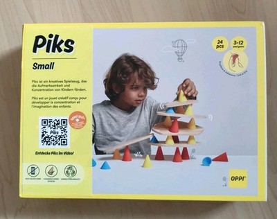 OSK02 PIKS KIT KLEIN Building Game Formen BAU-Spiel Mehrfarbig