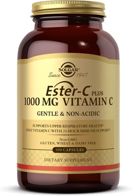 Solgar Ester-C 1000 mg 100 Caps Gentle Vitamin C Immune Antioxidant
