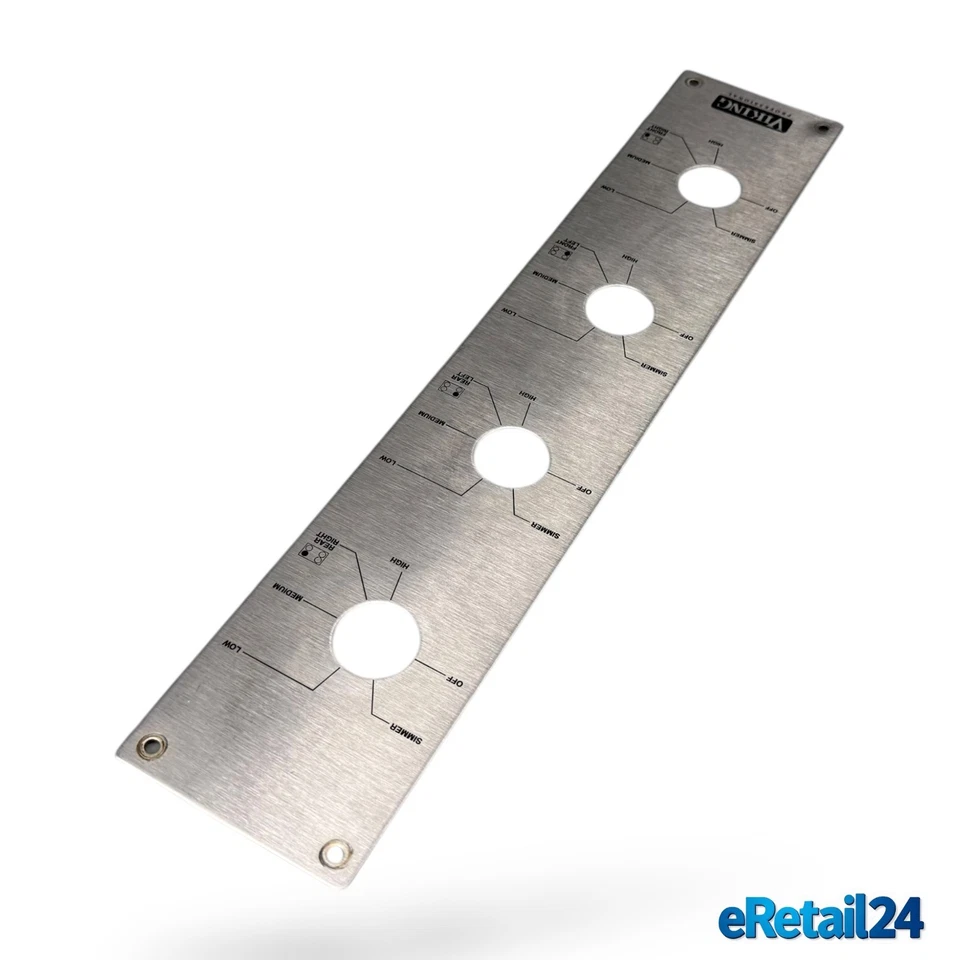 Panel de control de rango Viking VGSU101 PE040067 acero inoxidable/negro Foto 2 de 4