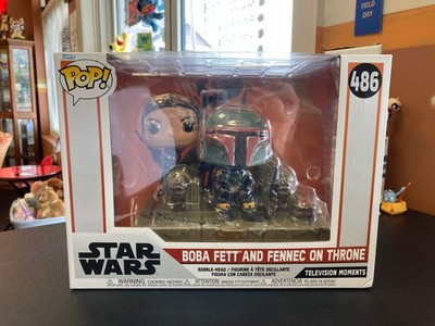 FUNKO POP Star Wars Boba Fett And Fennec On Throne 486