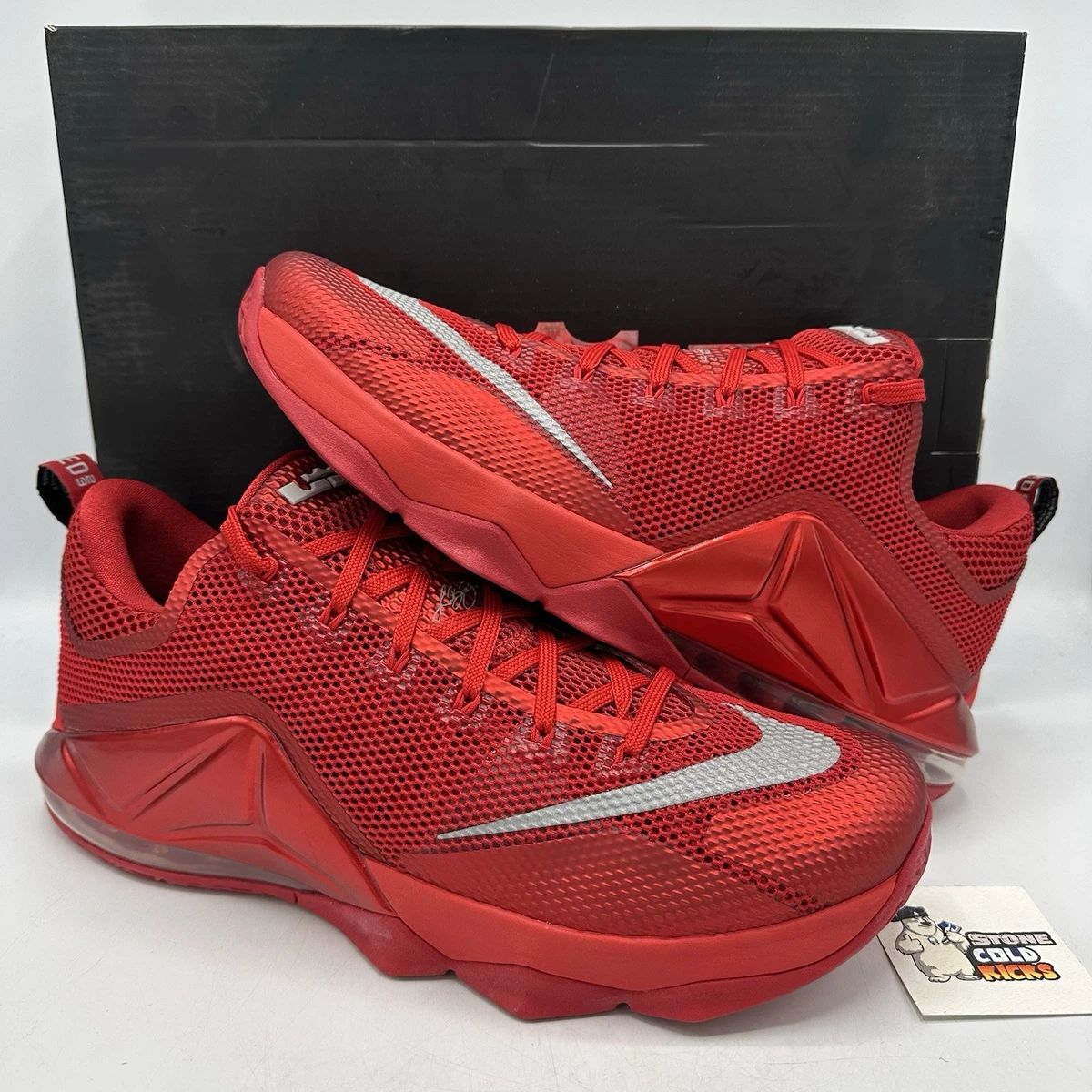 Preços baixos em Nike LeBron 12 Low University Red | eBay