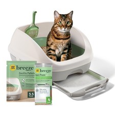 Purina Tidy Cats Litter Box System, BREEZE System Starter Kit Litter Box, Lit...