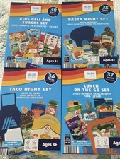 NIB Aldi KIDS Play Sets-DELI  SNACKS, Lunch on the Go, Taco Night, Pasta Night