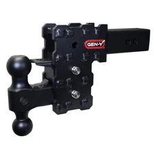 Gen-Y Hitch Phantom-X 5" Drop Hitch Dual Ball Mount w/ Pintle Lock 2.5" Shank