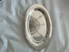 Vintage Oval Tray Sterling Silver Or Silver Plated. 196 Grams