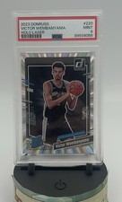 2023-24 Donruss Rated Rookie Victor Wembanyama #220 Holo Laser /149 - PSA 9 RC