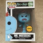 Funko Pop! 174 Mr. Meeseeks Chase Rick And Morty Animation Vinyl Figure