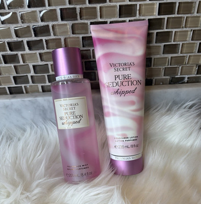 Victoria's Secret Pure Seduction Whipped Mist 8.4 oz & Lotion 8.1 oz Set