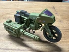 GI Joe 1982 vintage RAM Motorcycle w/ Side Cannon *100% Complete*