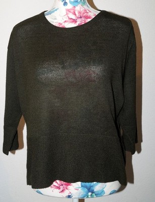 grüner Pullover Gr.L Francois Perrin