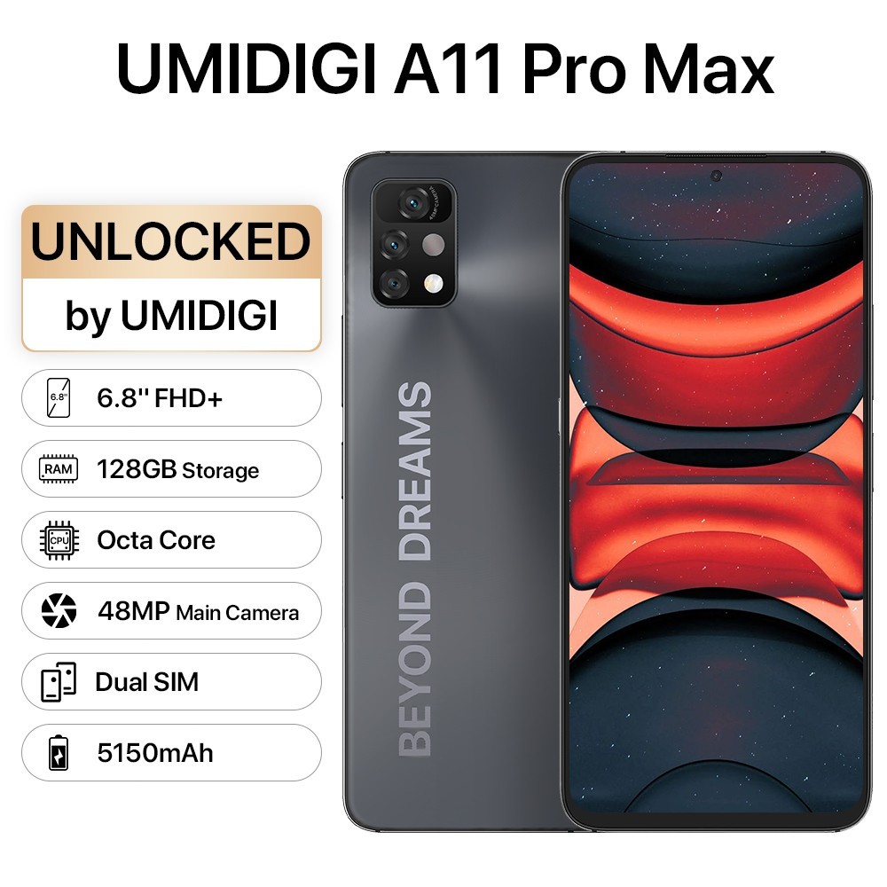 UMIDIGI A11 Pro Max 128GB 5150mAh Dual SIM Octa Core Android