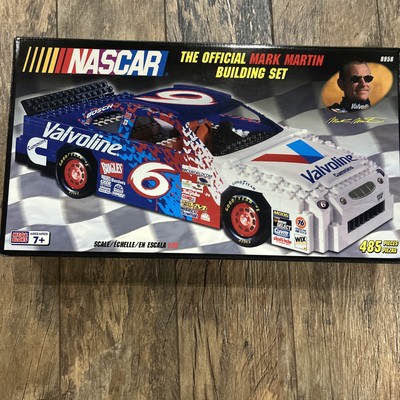 MEGA BLOKS NASCAR MARK MARTIN RACE CAR SET- Scale 1:16 -New with Seal Box. #9956