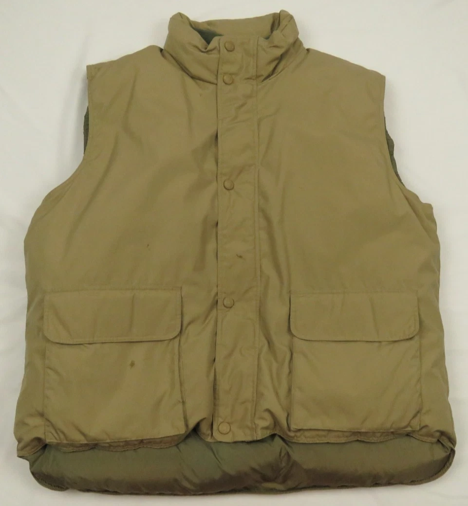 Cabela's Goose Down Premier Northern Full Zip Puffer Vest Coat Jacket 2XL