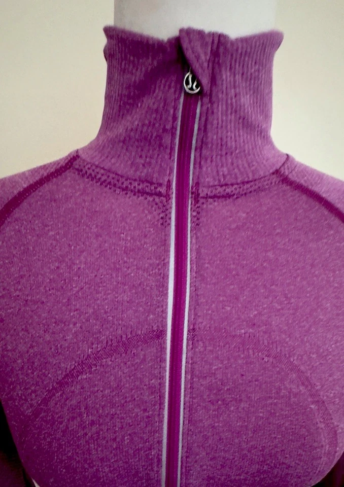 Lululemon Purple Quarter-Zip Pullover size 4 - Image 4 of 4