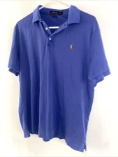 Polo Ralph Lauren Polo Men's Medium Classic Fit Blue Collared Golf Polo Shirt