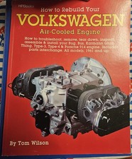Vtg 1987 How To Rebuild Your Volkswagen Air-cooled Engine By Tom Wilson