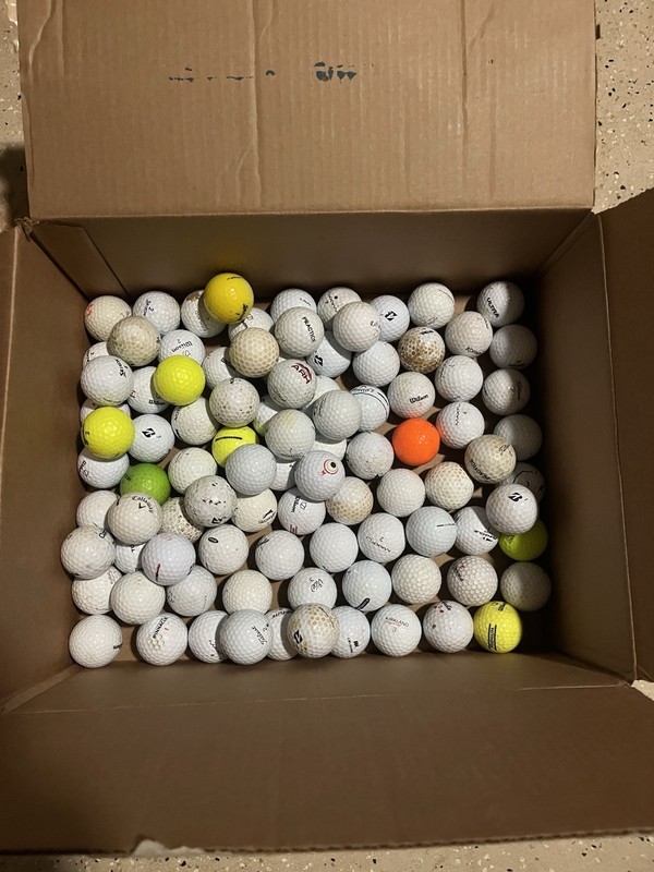 Callaway/ Titleist/Taylor Made Recycled Golf Balls- 100 Total